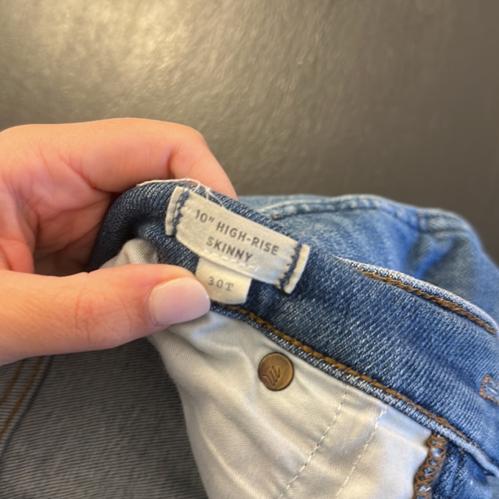 High rise skinny madewell button fly jeans - Picture 2 of 3